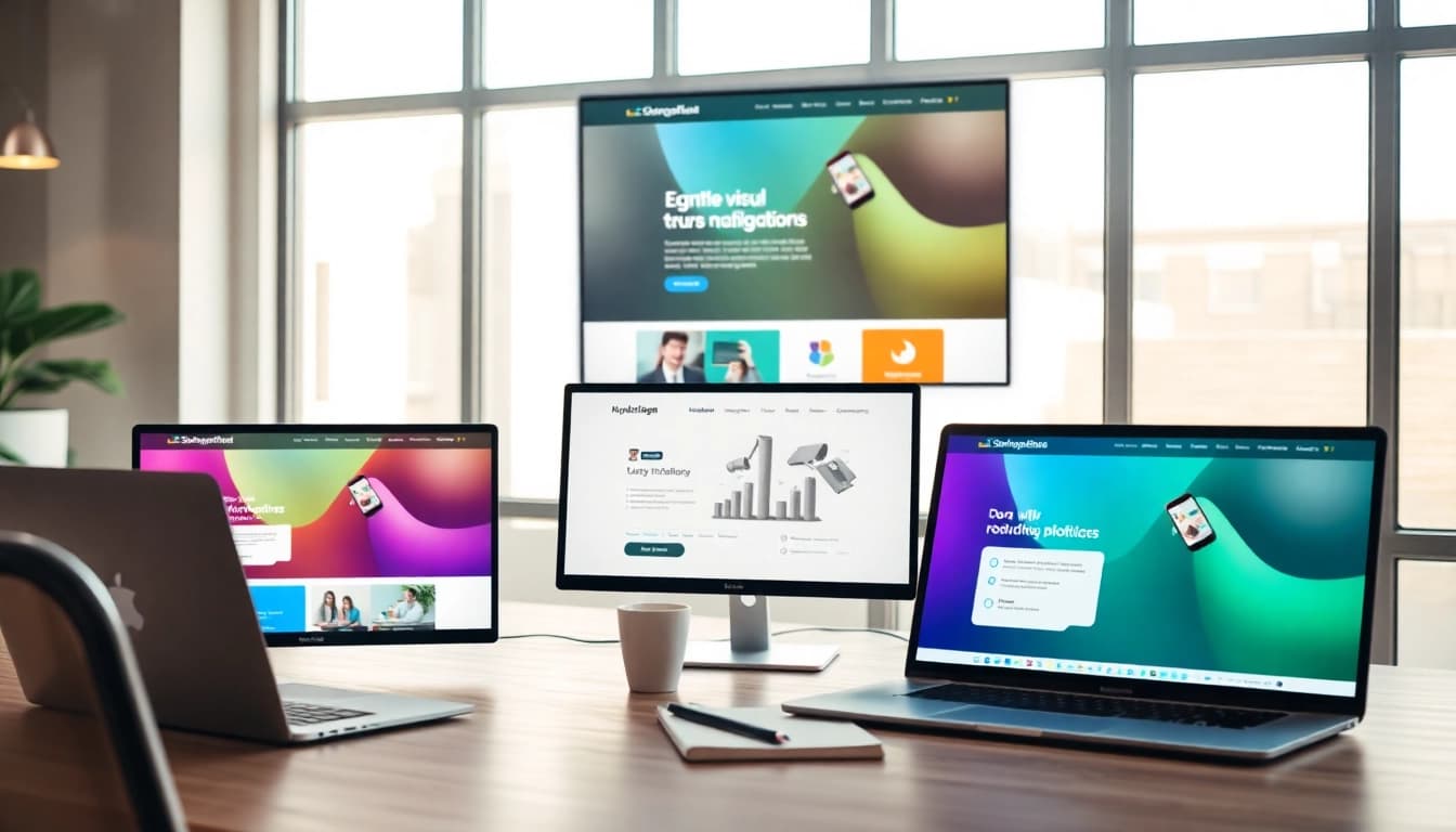 Design inspiration for https://www.ound-ound.com showcasing modern web elements and vibrant aesthetics.