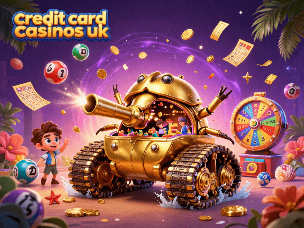 Experience the excitement of credit card casinos uk with engaging gaming action and colorful lottery balls.