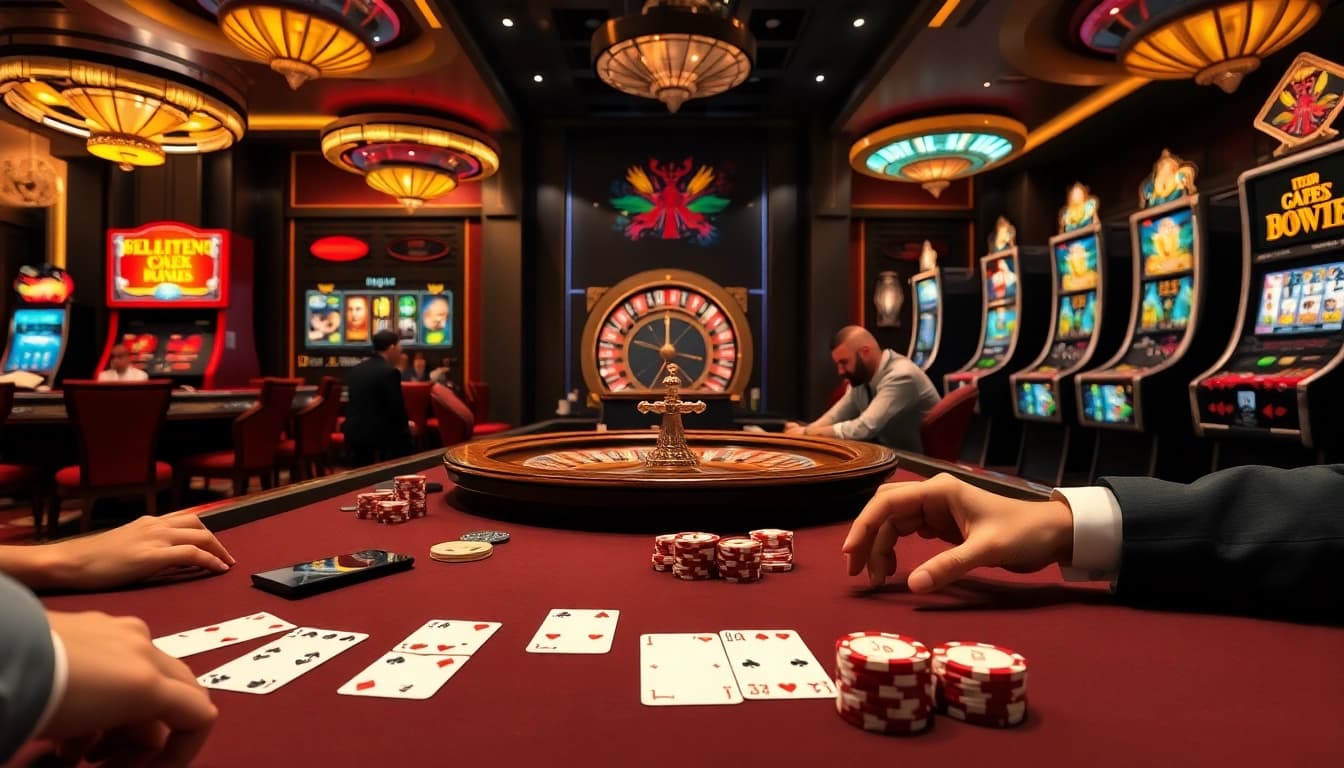 Engage in thrilling gameplay at trang chủ thabet with exciting casino elements and vibrant poker action.