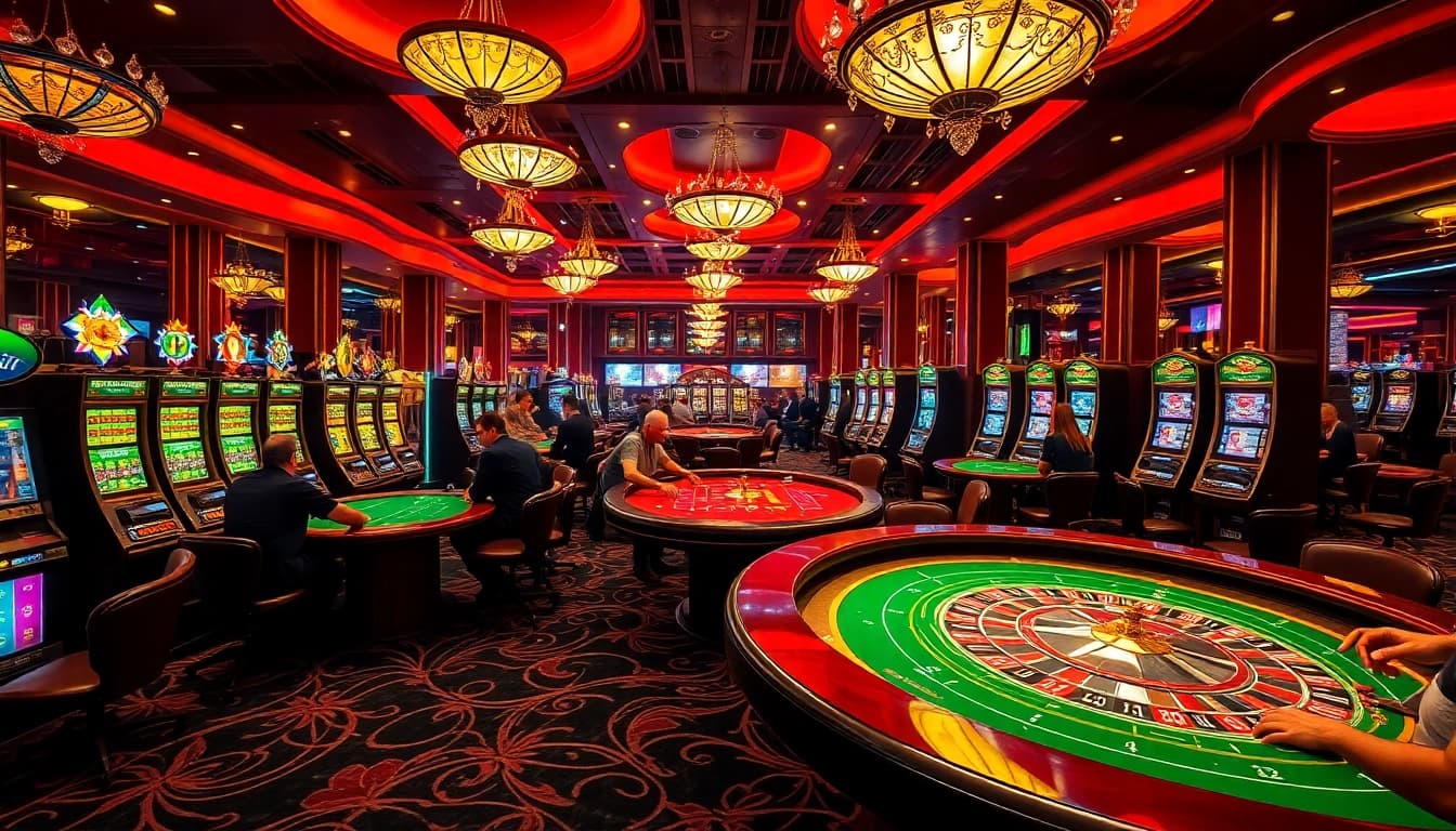 Vivez l'excitation des meilleurs casino en ligne avec des tables de jeu vibrantes et des joueurs enthousiastes.