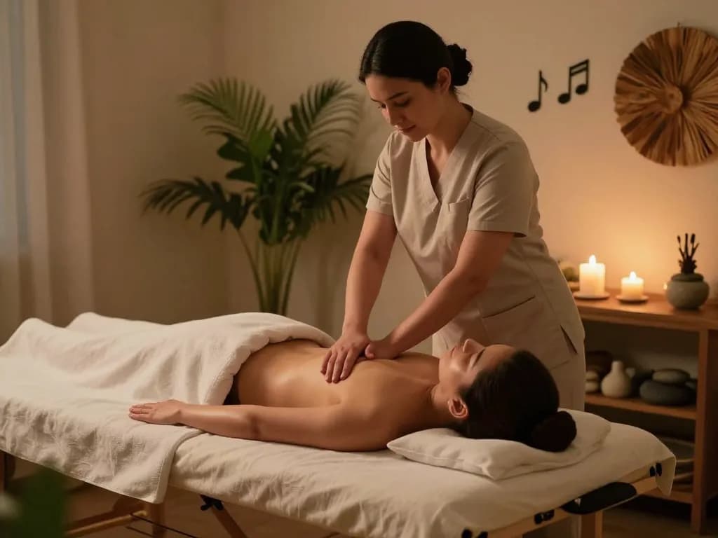 Experience a revitalizing 천안스웨디시 massage in a calming spa environment with soothing atmosphere.