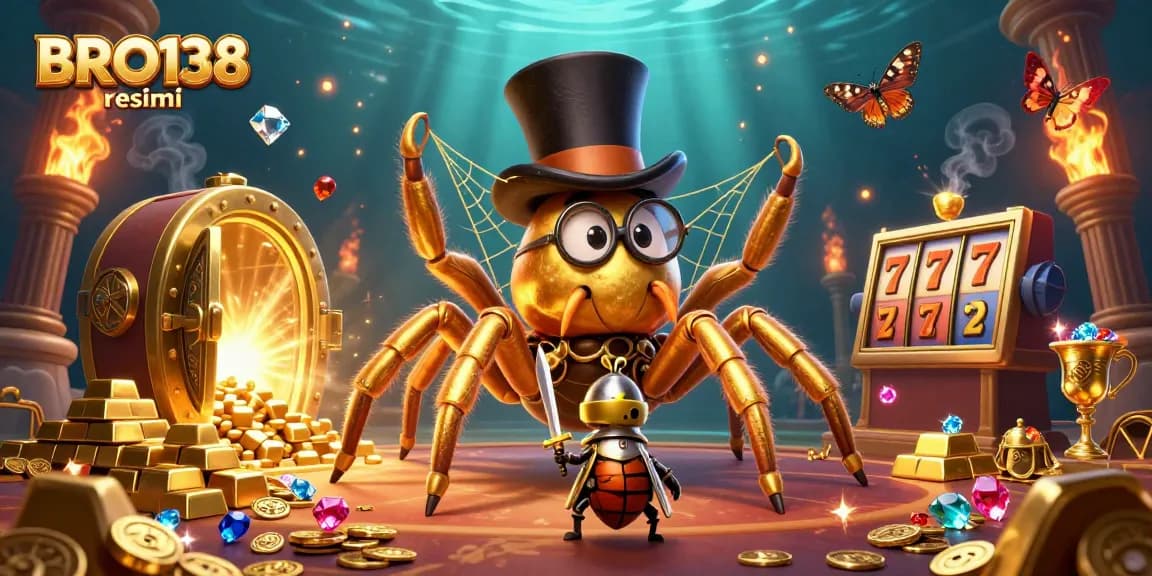Engage with BRO138 resmi's exciting slot adventures featuring rich treasures and whimsical characters.