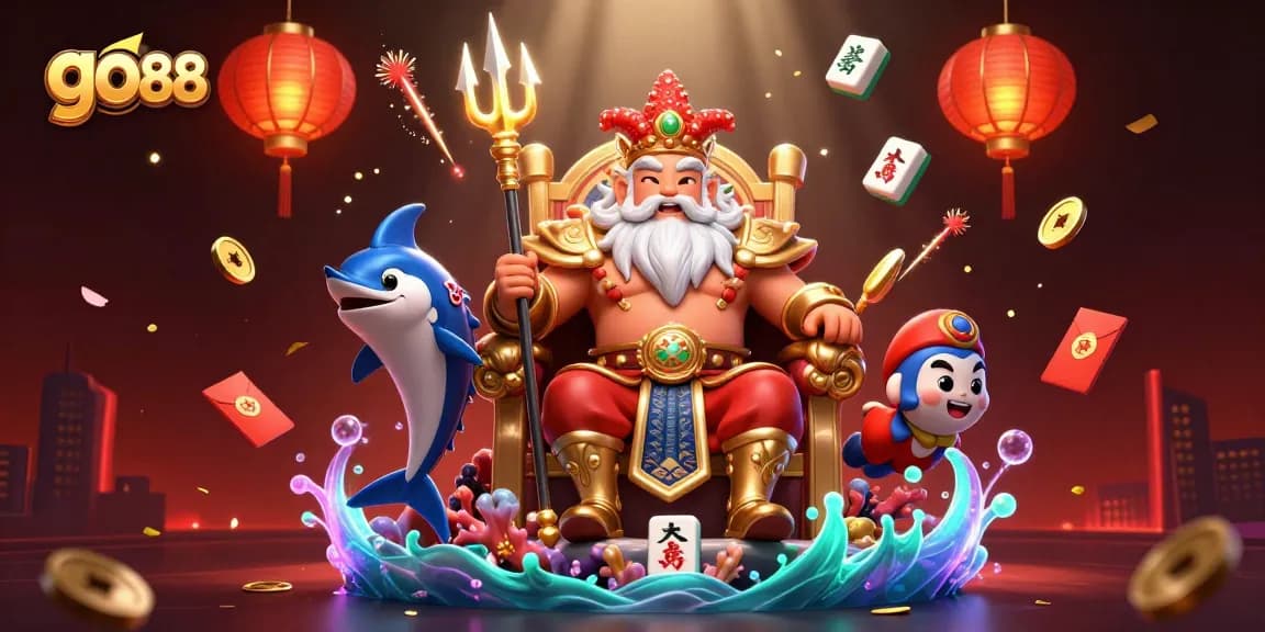 Join the thrilling action with go 88 as Neptune leads a vibrant casino adventure!