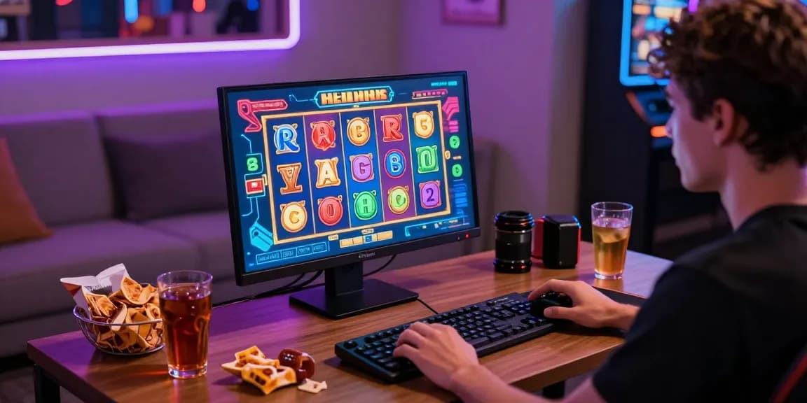 Engaging game scene showcasing slot deposit 1k with colorful graphics and cozy ambiance.