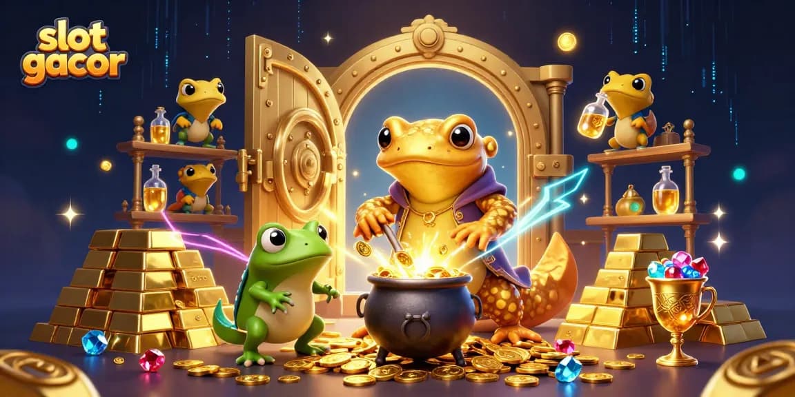 Experience exciting action in slot gacor with golden vibes and magic from an alchemical adventure.