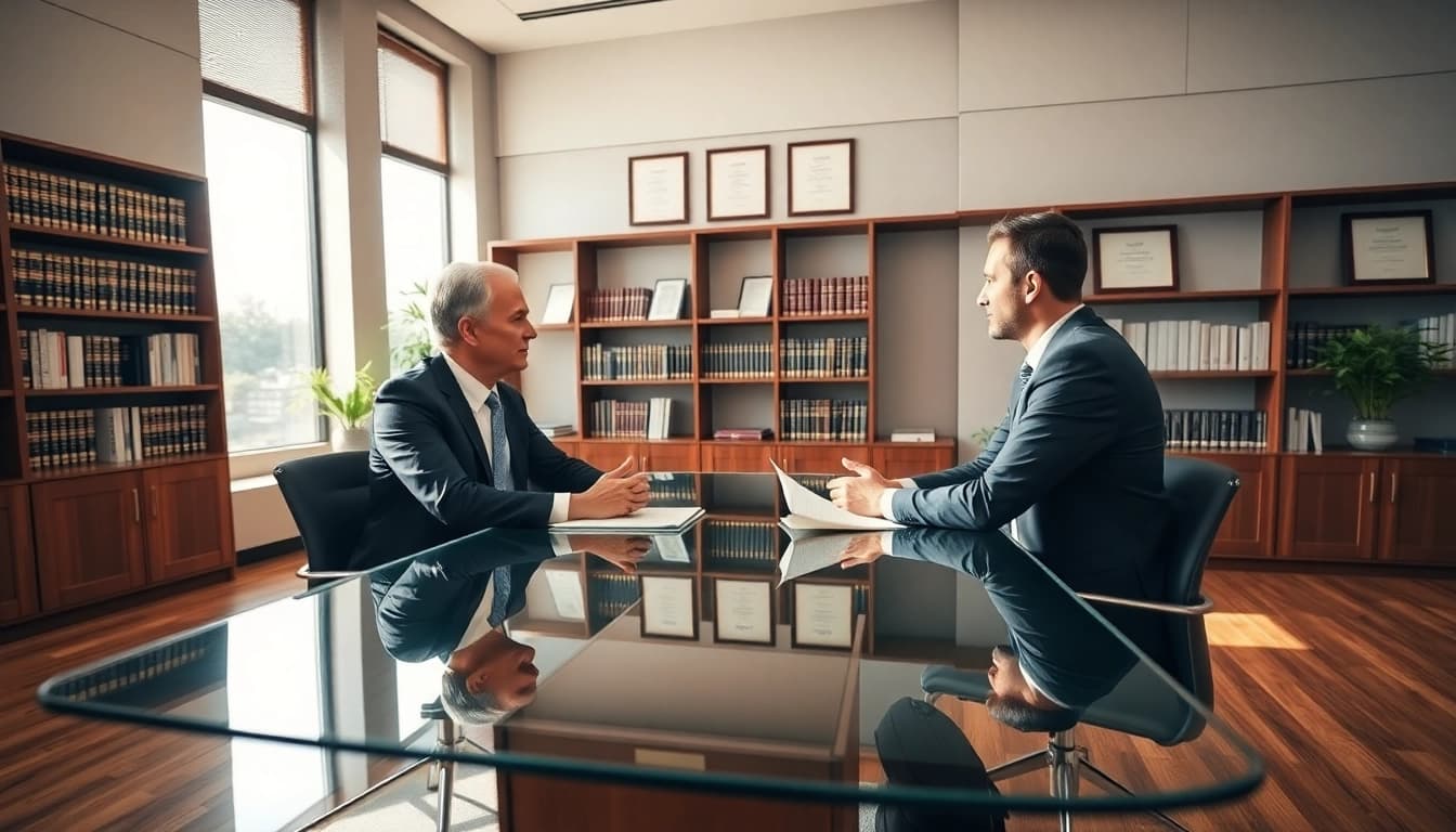 Engage with https://www.turnpikelaw.com for professional legal consultations in a modern office setting.
