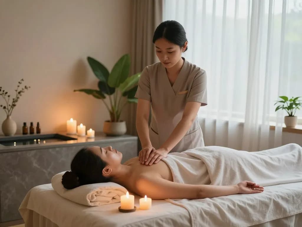 Heavenly 천안스웨디시 massage experience in a serene spa environment.