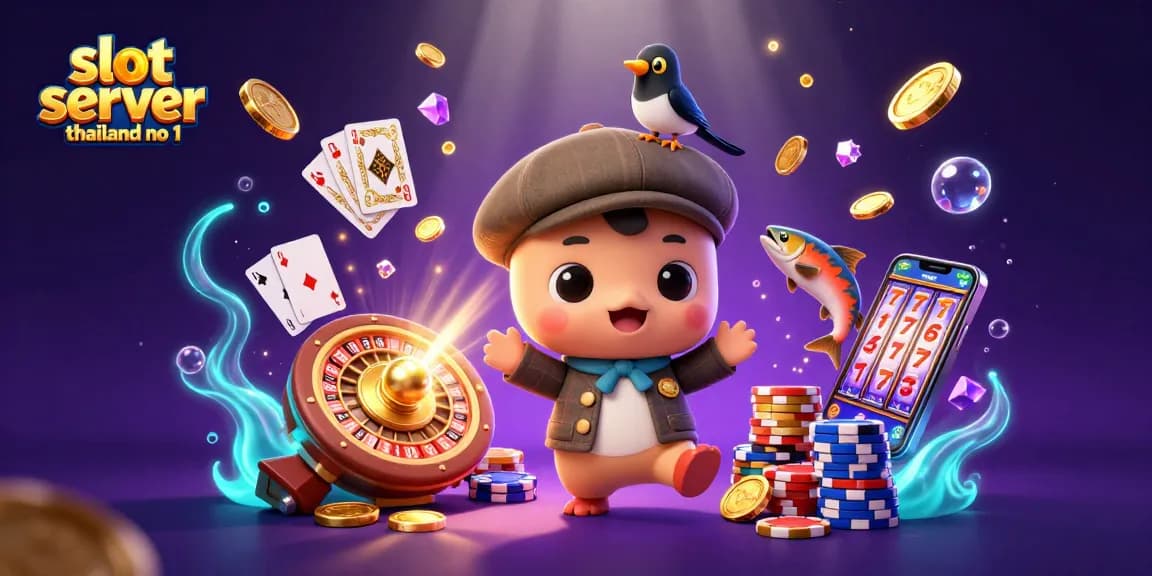 Spin and win on slot server thailand no 1 with vibrant 3D characters and dynamic casino elements.