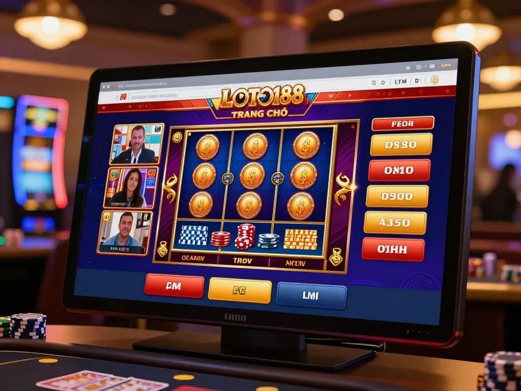 Engaging online gaming scene at LOTO188 TRANG CHỦ with live dealer interaction and vibrant betting options.