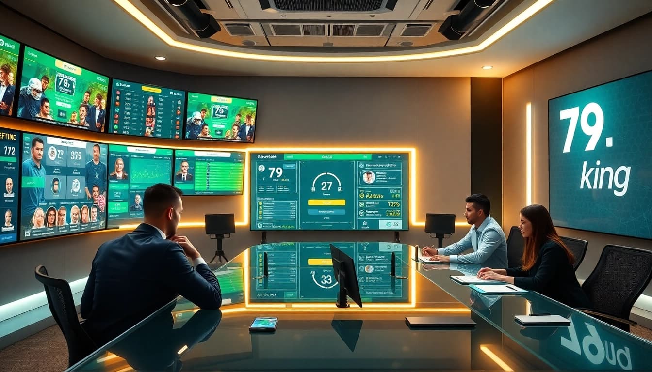 Painel de apostas ao vivo do 79king em um desktop elegante com cotações ao vivo e login seguro