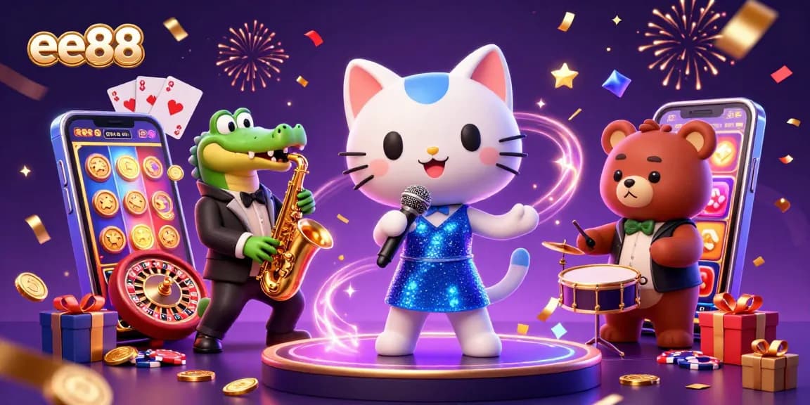 Experience the excitement of ee88 with vibrant casino characters in action!