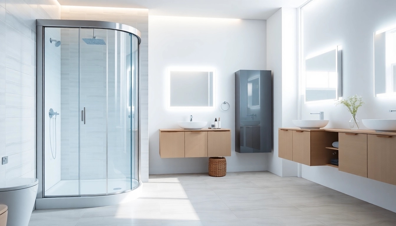 Améliorez votre salle de bain avec les produits sirhona, y compris des cabines de douche modernes.