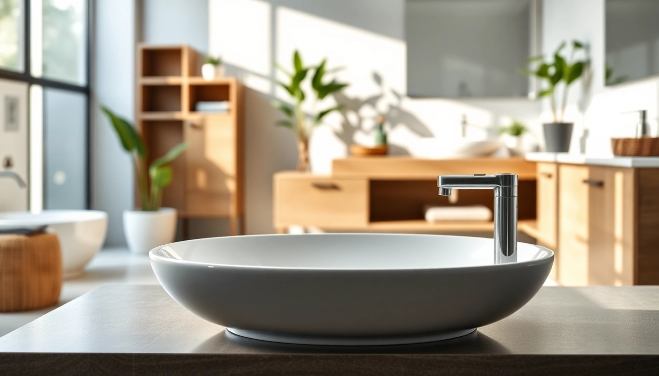 Visita gli sanitari eleganti in un moderno ambiente bagno minimalista.