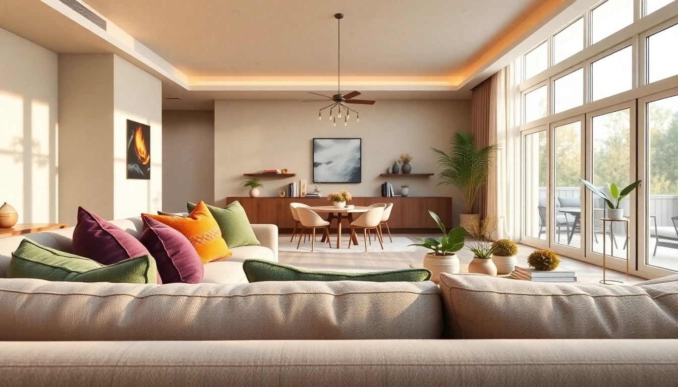 Transform your space with exquisite home renovation design showcasing a modern living area.
