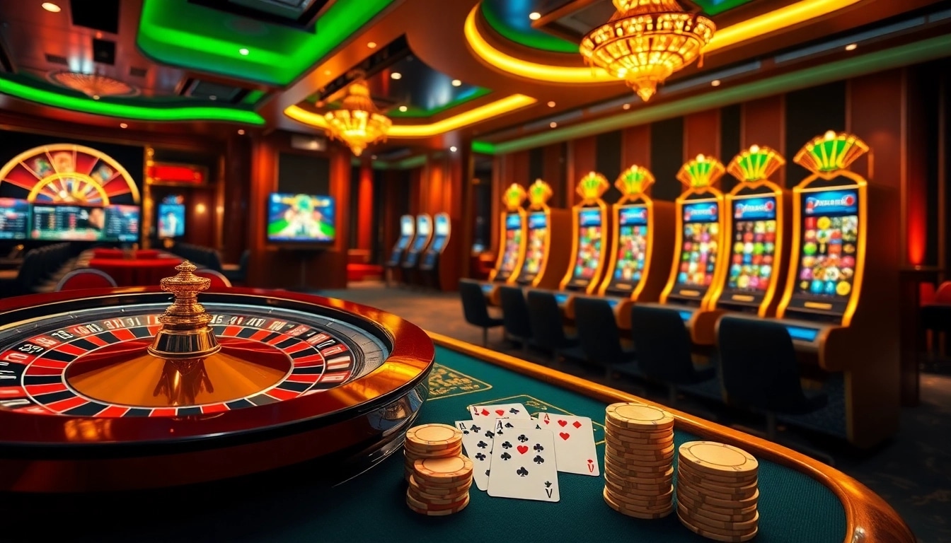 Découvrez l'excitation du meilleur casino en ligne avec des machines à sous vibrantes et des tables de poker.