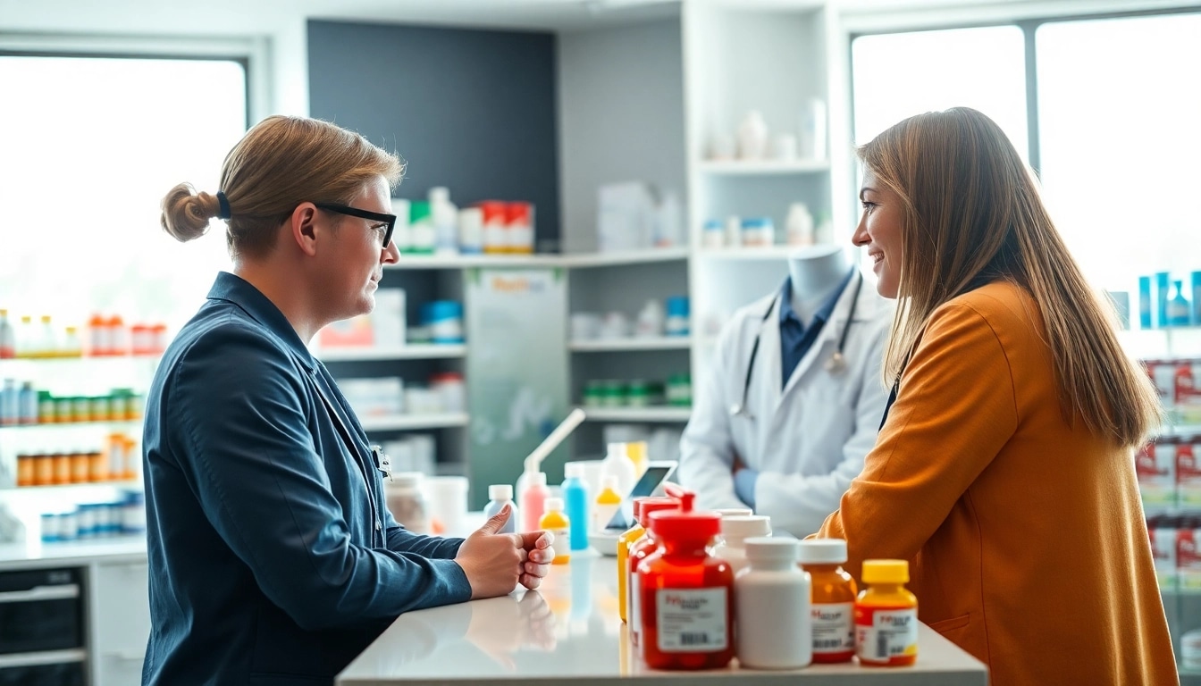 Consult a pharmacist at an online pharmacy for personalized health solutions.