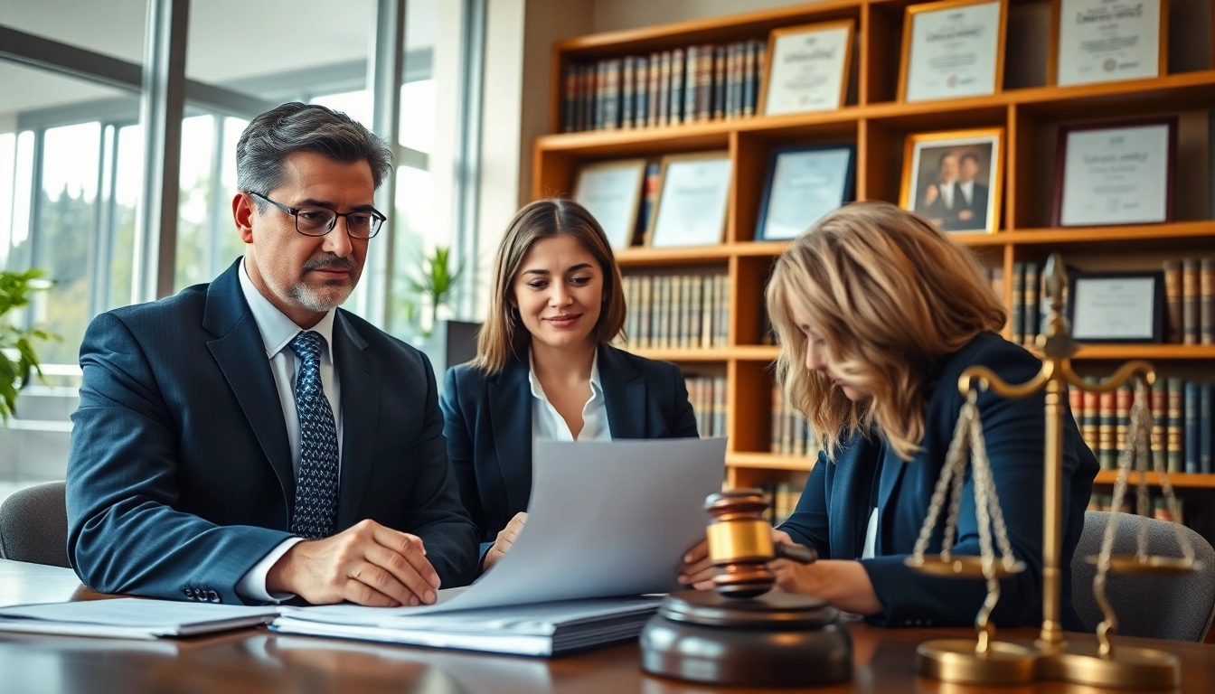 Consultation with Seattle Social Security Disability lawyers in a professional office setting.