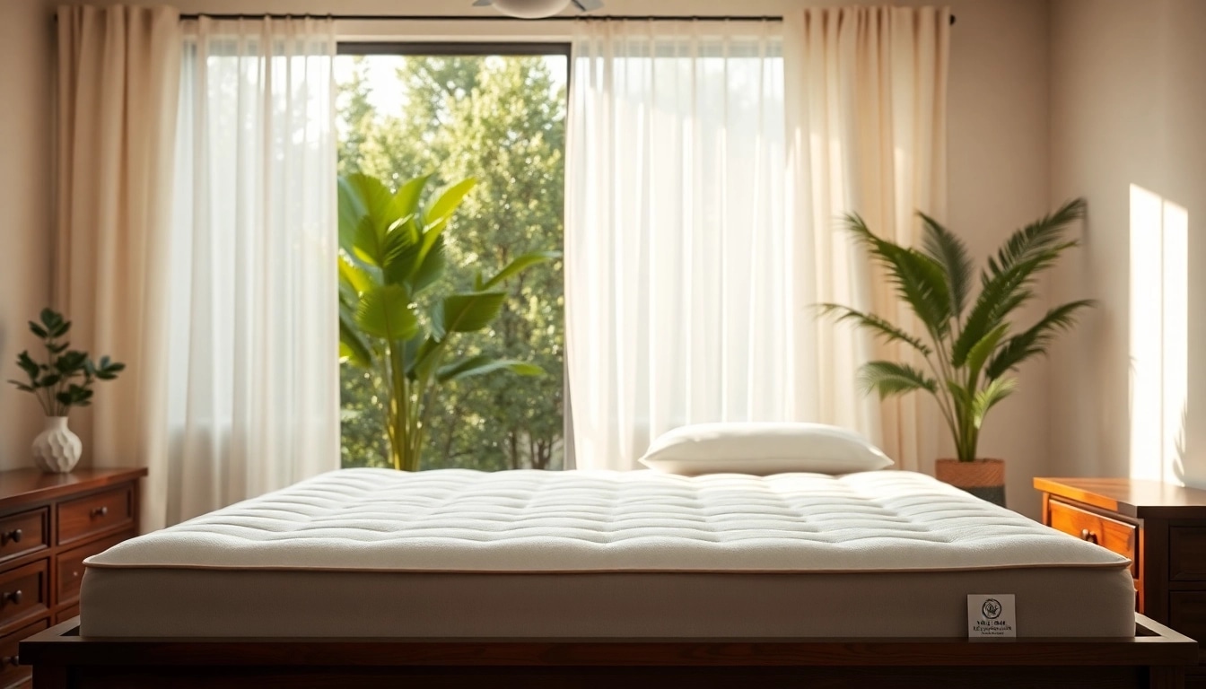 Experience ultimate comfort with a stearns and foster mattress california king set in a serene bedroom.