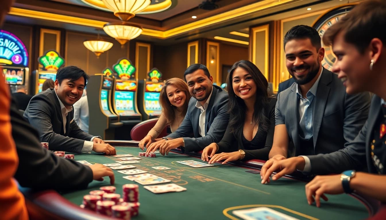 Rasakan sensasi poker IDN Play saat pemain merumuskan strategi di atas meja kasino yang penuh warna dengan chip dan kartu.