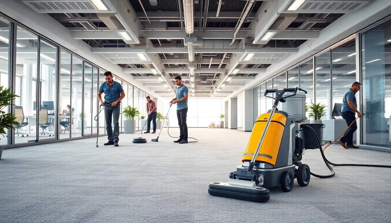 Transforming spaces with commercial carpet cleaning through expert techniques in an office setting.