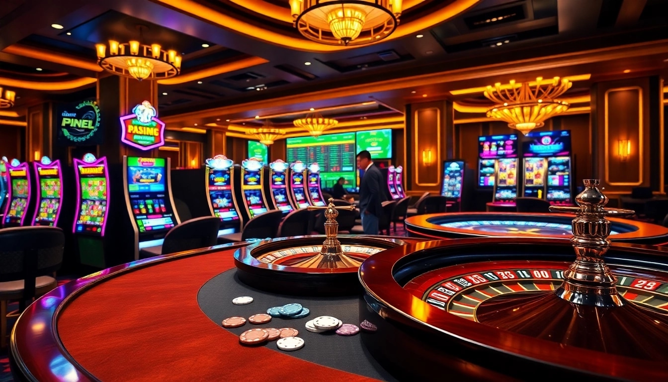 Explorez l'atmosphère vibrante du meilleur casino en ligne, avec des tables de jeu professionnelles et des machines à sous immersives.