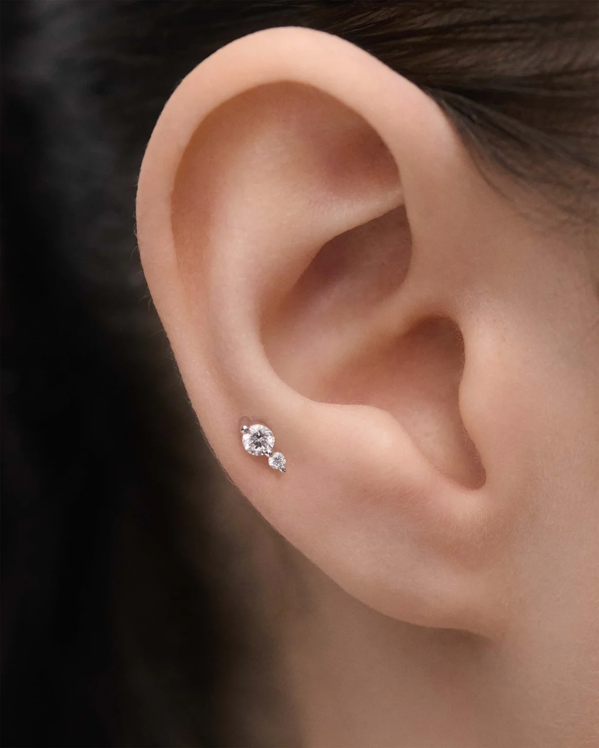 Curated Ear Piercing by Cervin Blanc | Personalized Luxury Style