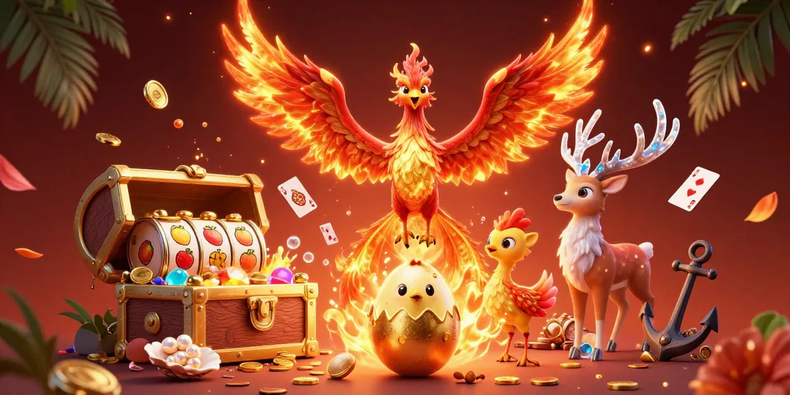 Slot gacor membawa keberuntungan dalam ilustrasi kasino berwarna-warni yang menarik.
