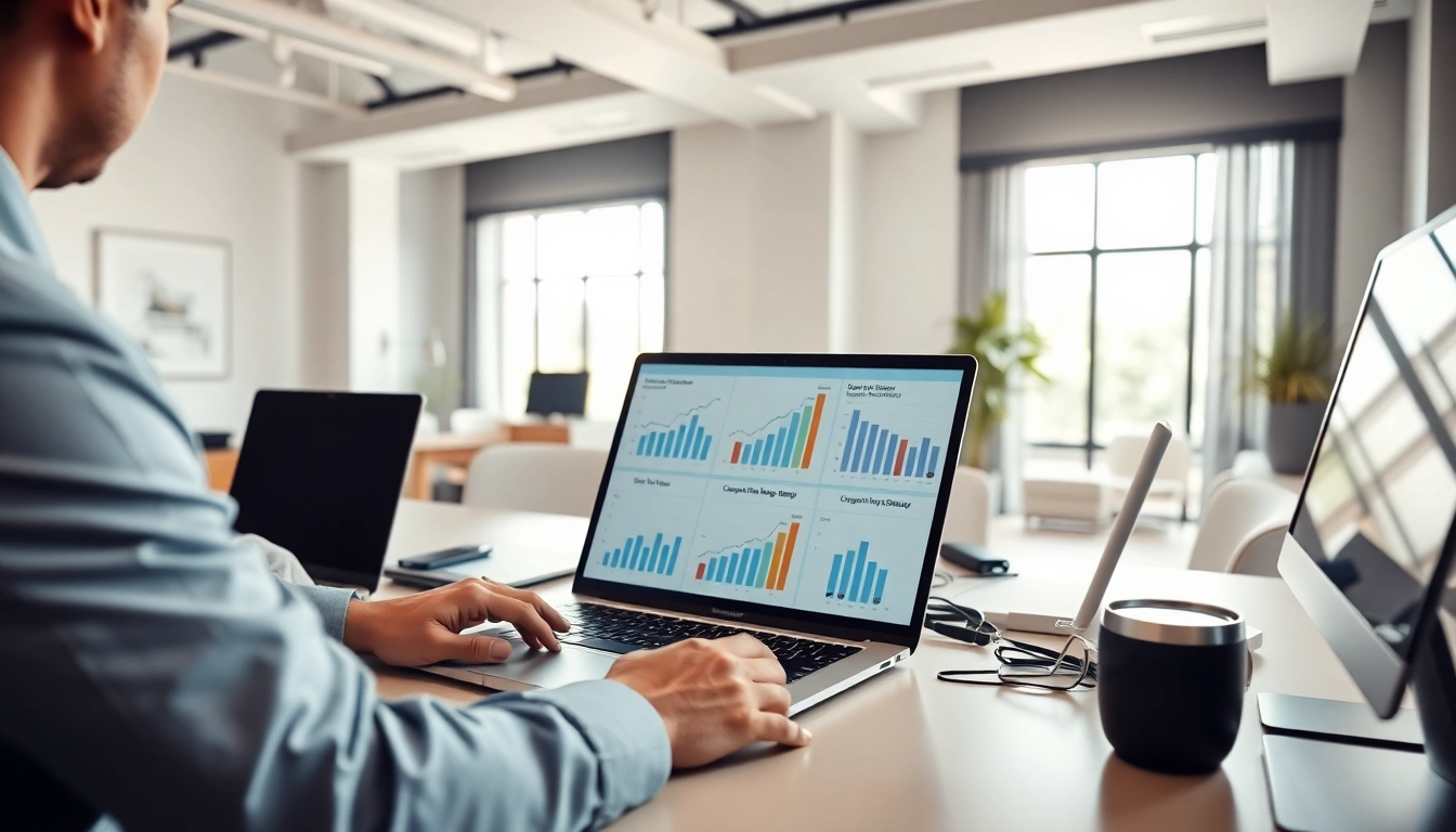 Analyze data and insights to find competitor pricing effectively in a modern office.