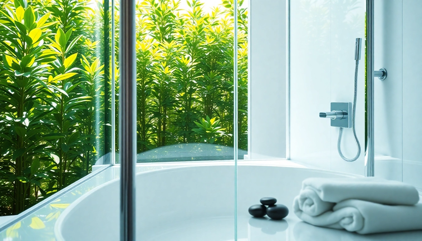 Discover elegant showers enhancing a luxurious bathroom with modern design features.