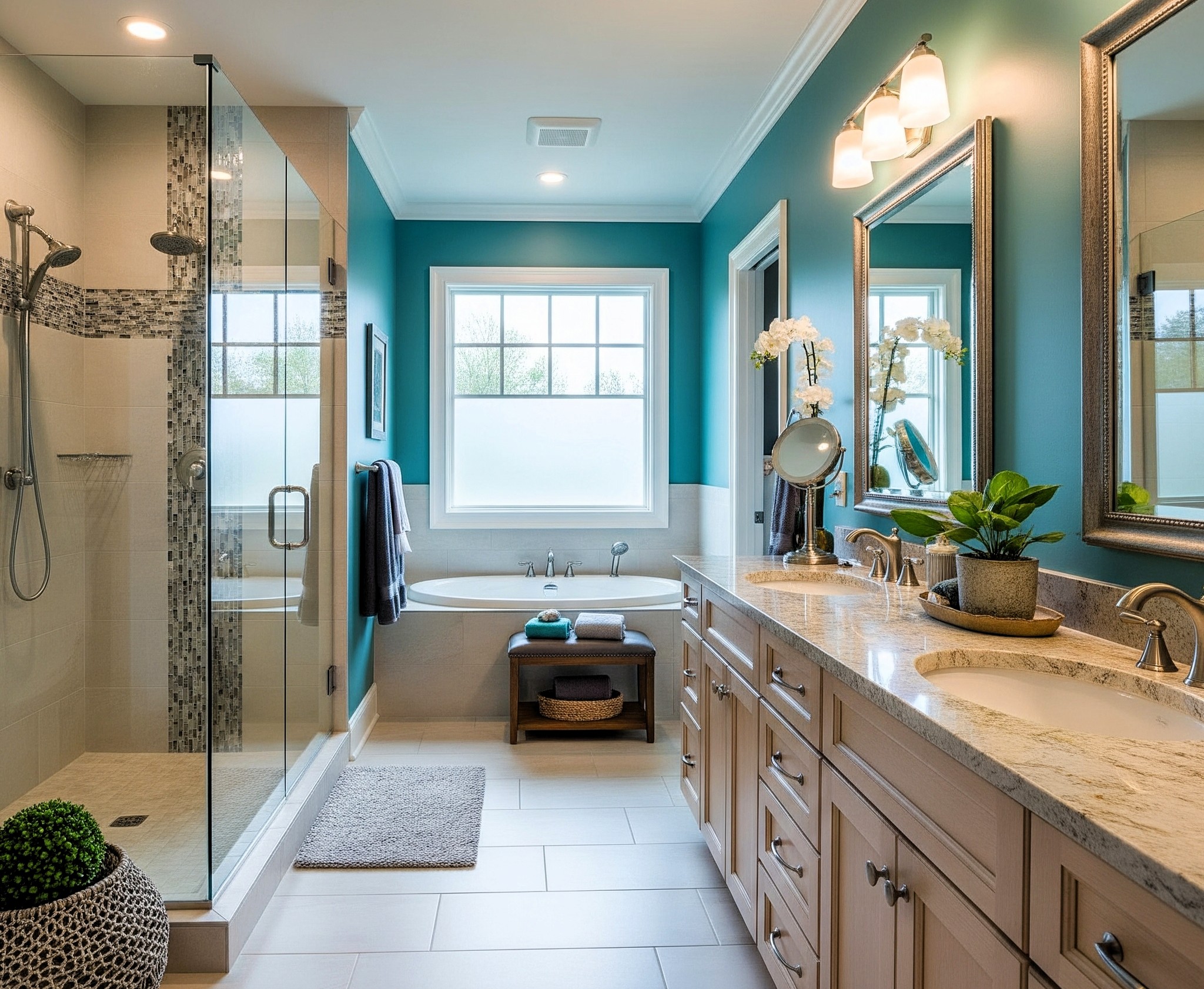 Affordable Bath and Kitchen Remodel with Custom Designs