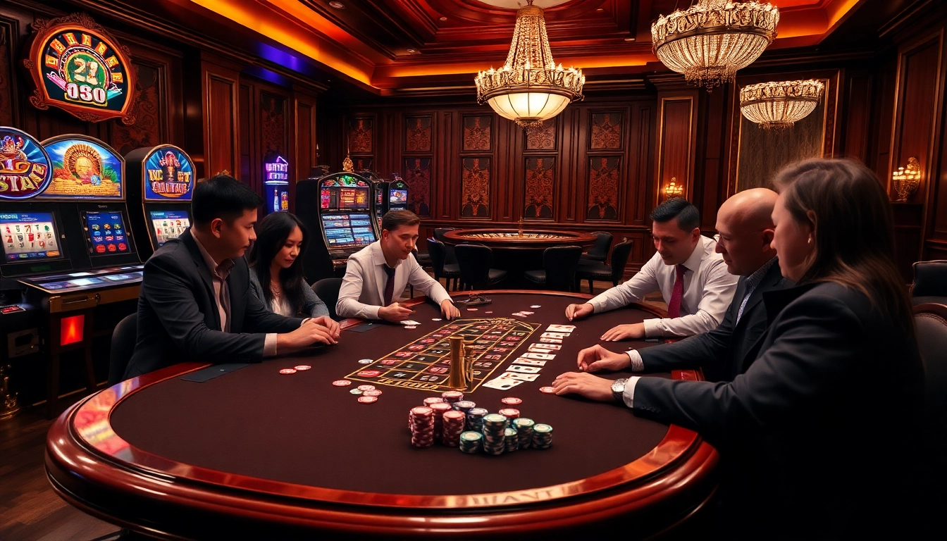 Engage in exciting online gambling at https://mm88.video/ with vibrant casino atmosphere and thrilling games.