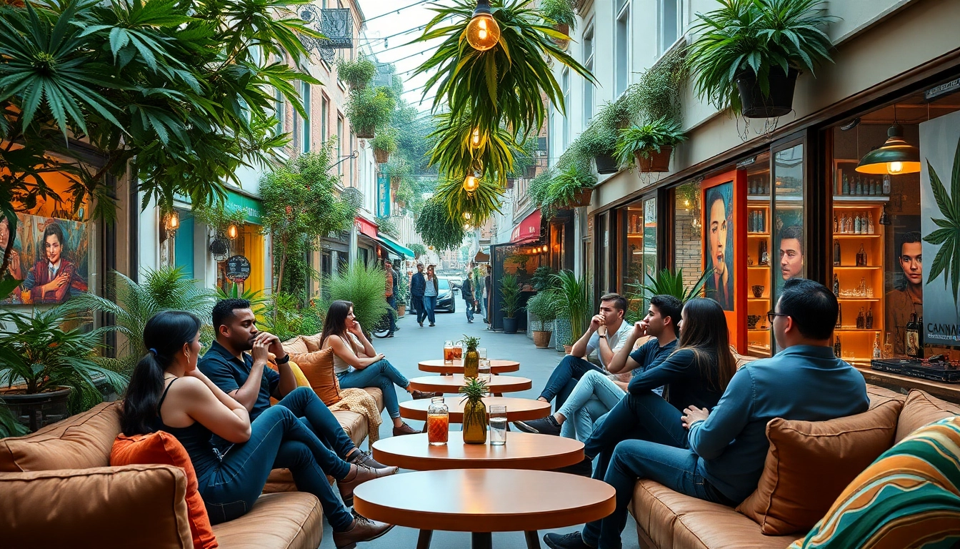 Erleben Sie eine entspannte Atmosphäre im cannabis club hamburg mit Freunden und Musik.