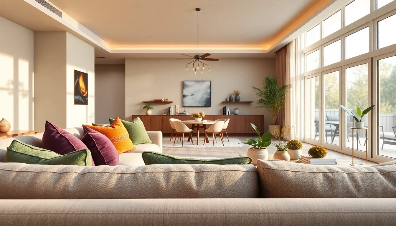 Transform your space with exquisite home renovation design showcasing a modern living area.