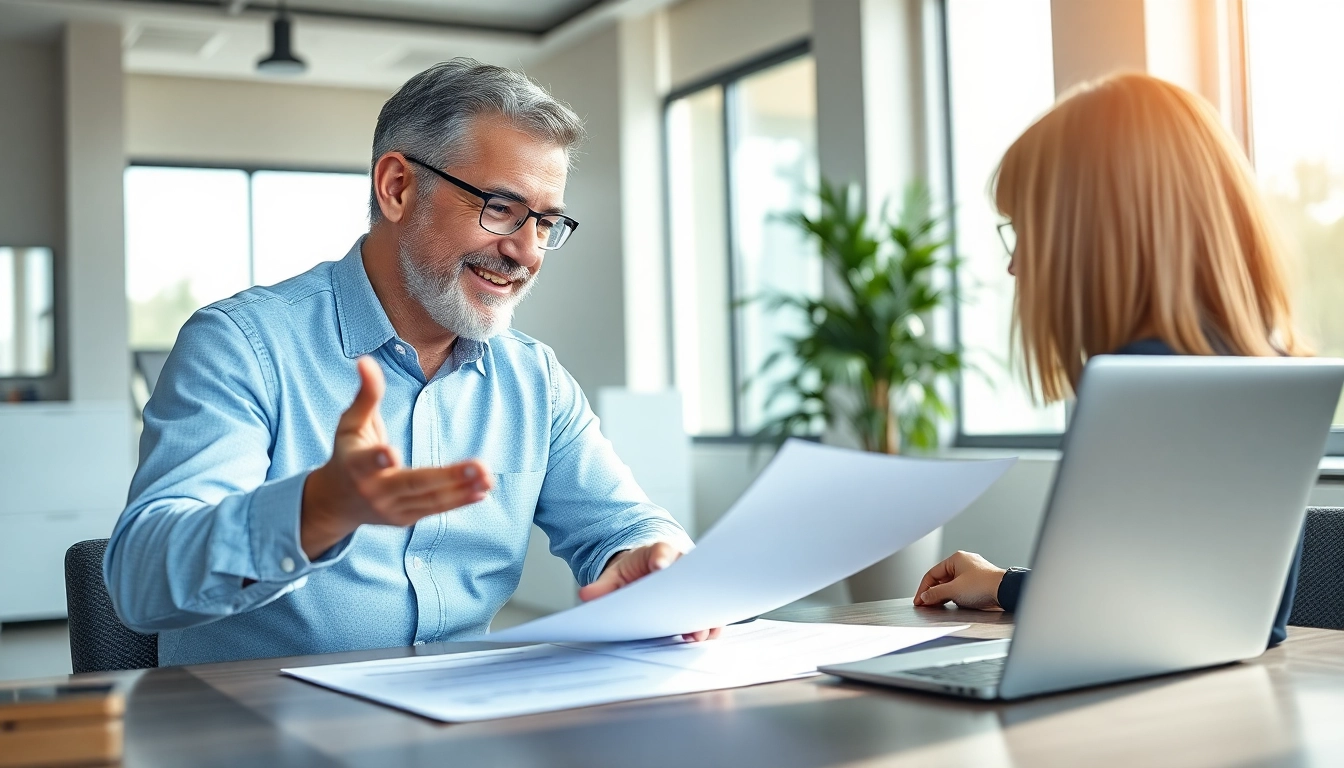 Consultation with a Sarasota injury lawyer providing expert legal advice in a professional office.