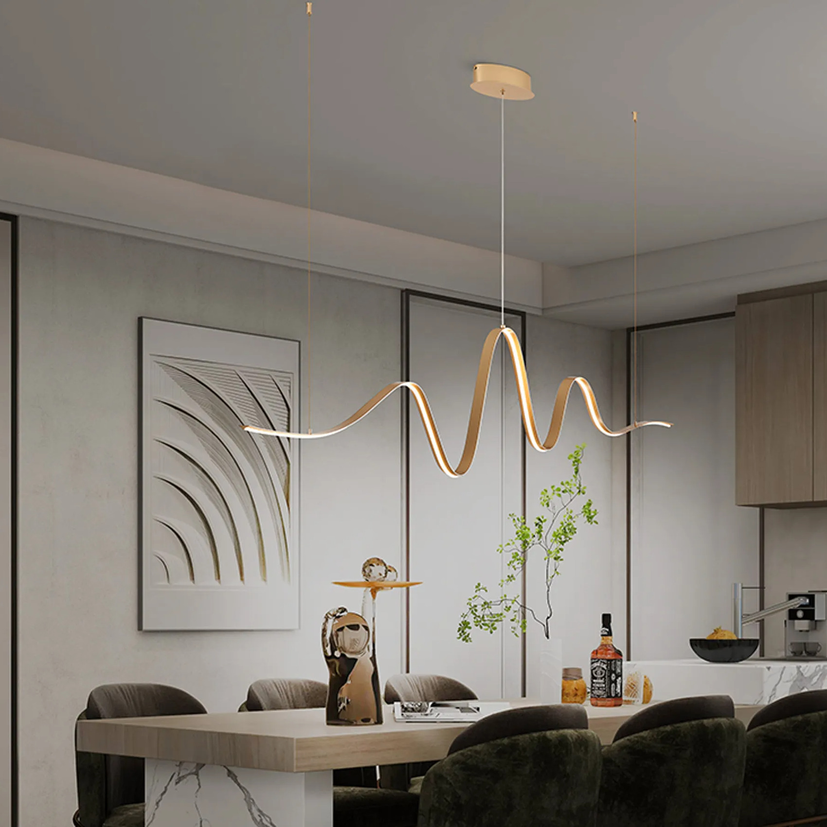 Sleek Illumination for Cozy Yet Modern Homes