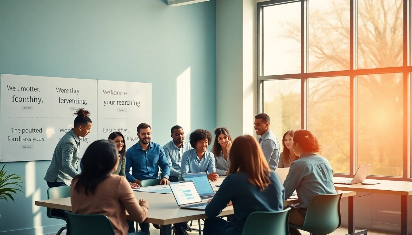 Enhancing workforce development through teamwork in a collaborative workspace environment.