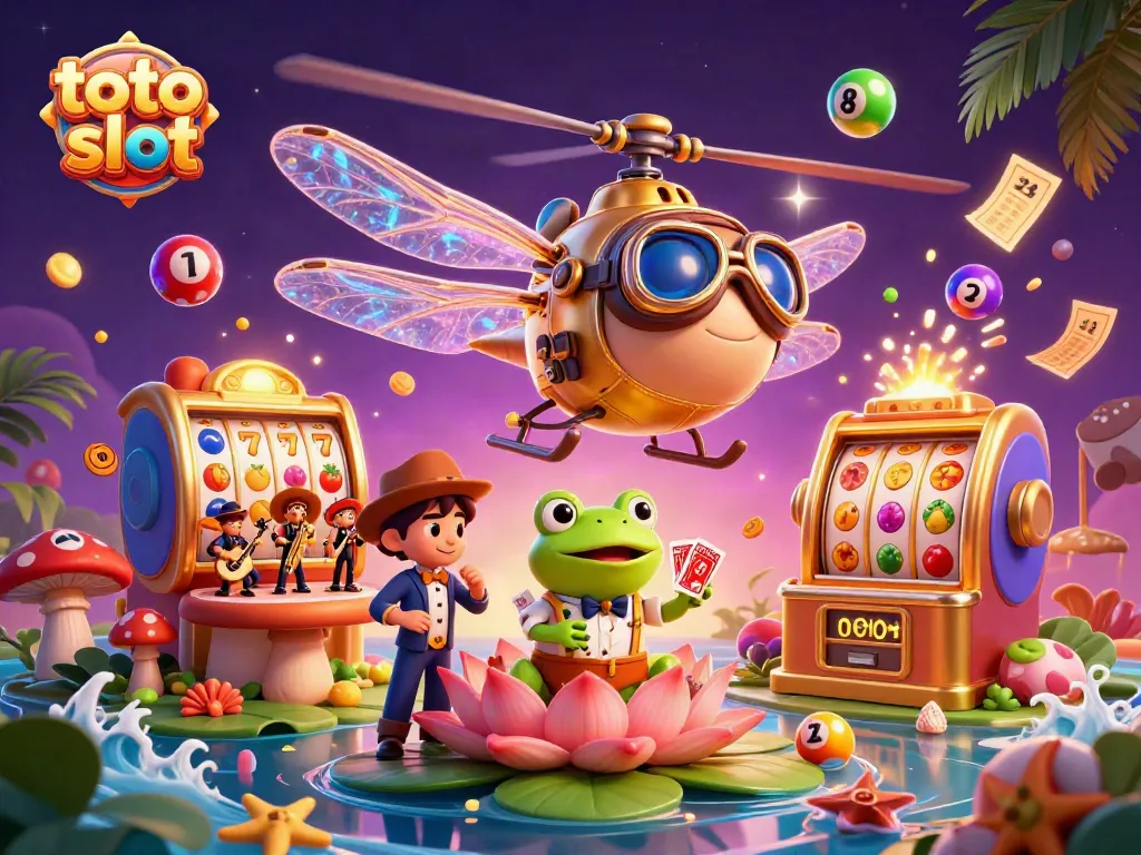 Asah keterampilan Anda dalam bermain toto slot dengan ilustrasi kasino yang penuh warna dan detail menakjubkan.