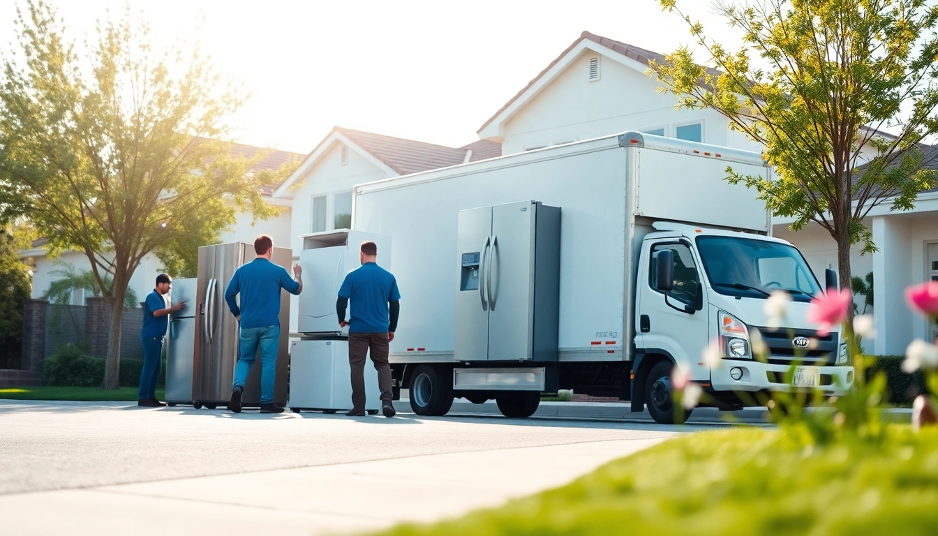 Appliance Delivery & Haul-Away service showcasing professional team delivering appliances.