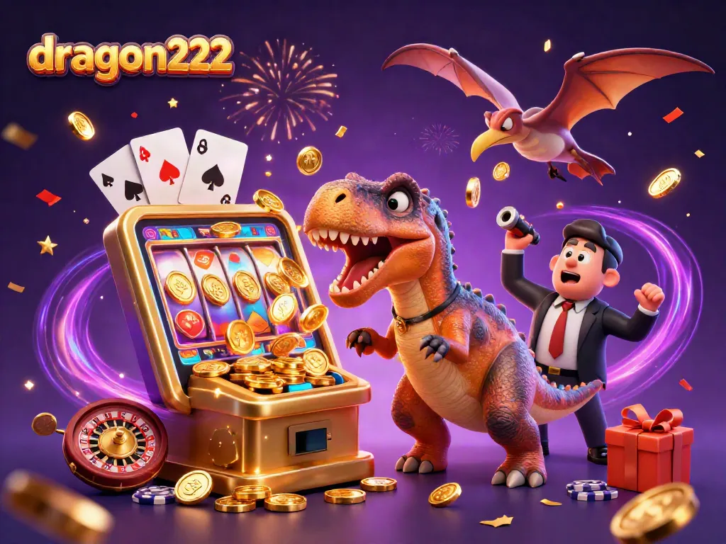 Experience the thrill of dragon222 as epic creatures unleash jackpots in a vibrant casino scene.