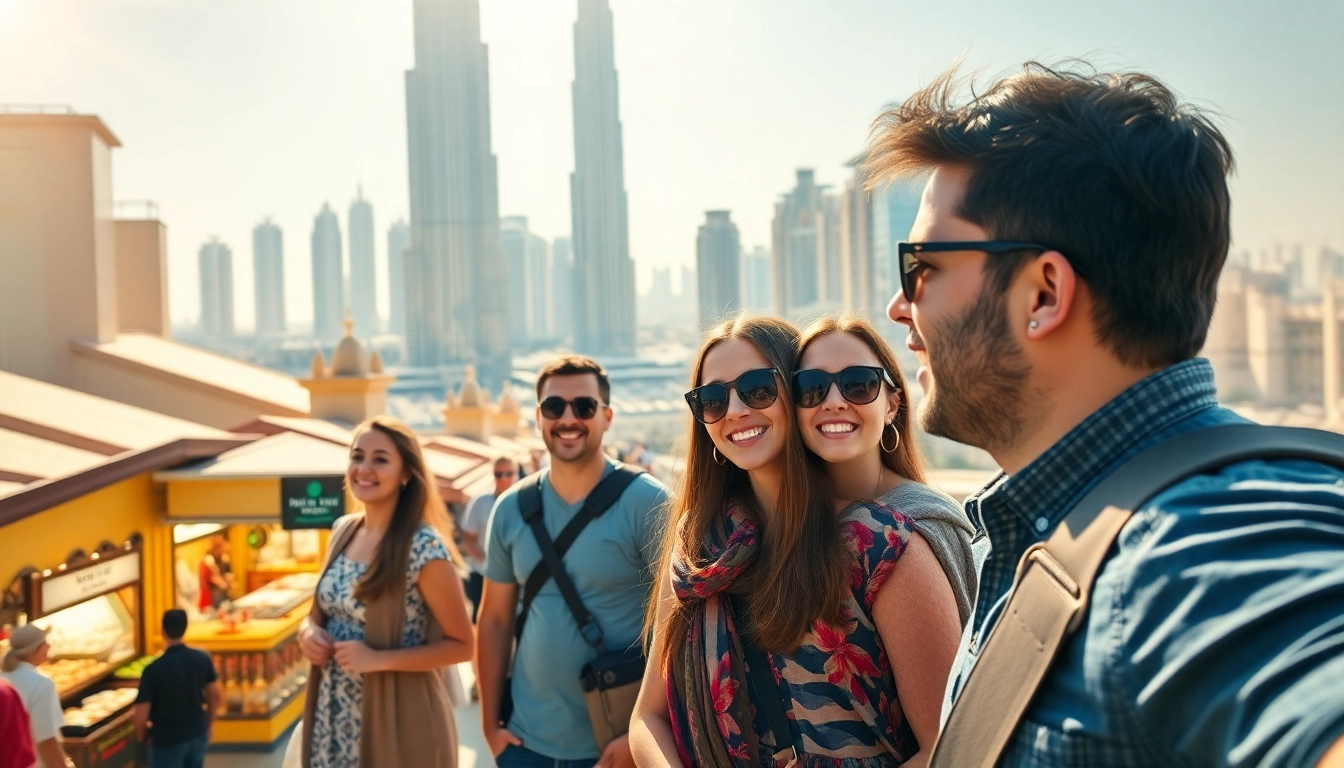 Experience the highlights of dubai full day city tour with travelers marveling at iconic landmarks.