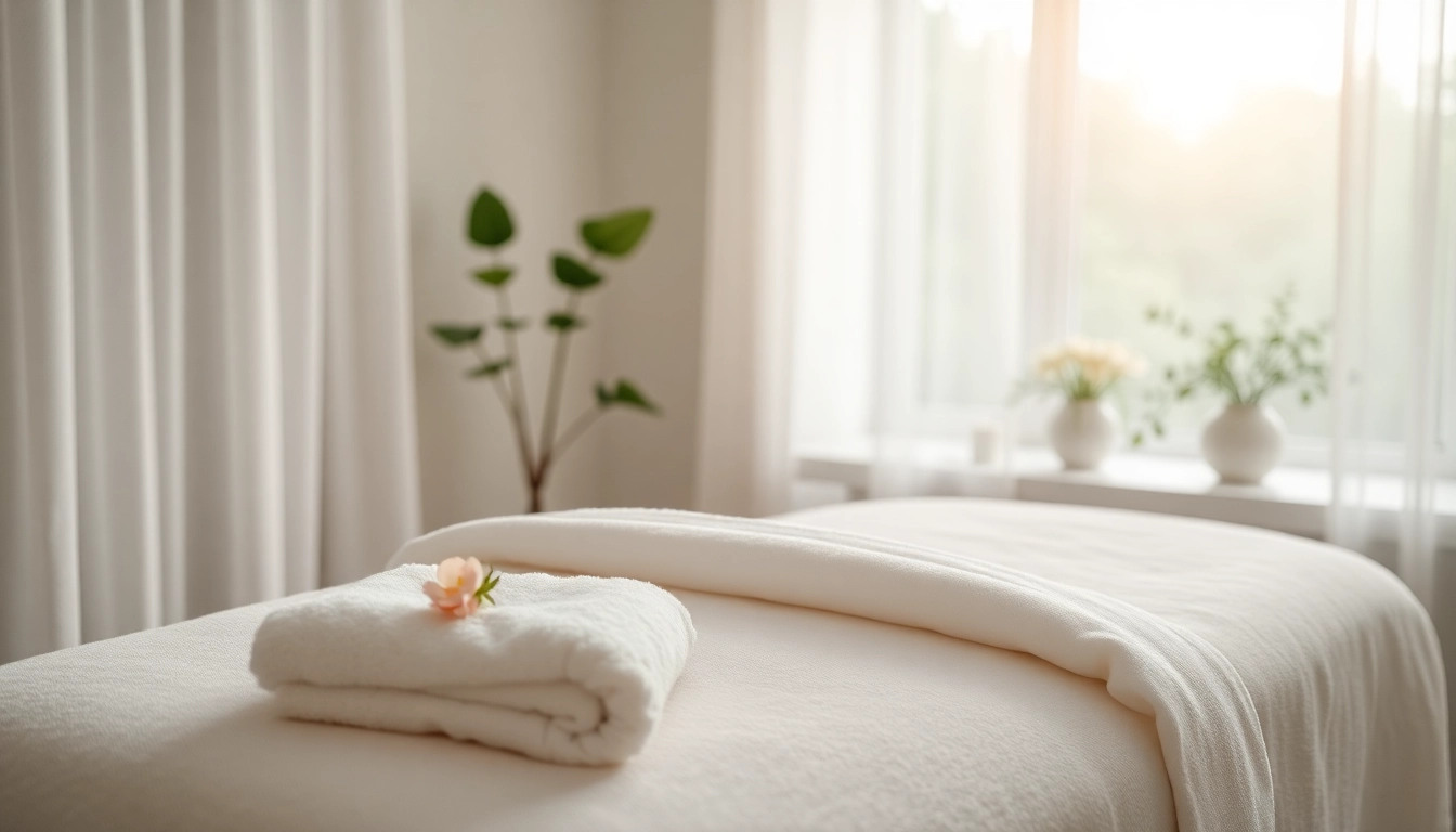 Relaxing environment at a Facial spa in Forest Hills Queens showcasing a serene treatment room and decor.