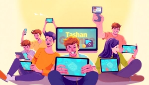 Tashan game showcasing players immersed in a thrilling online gaming experience.