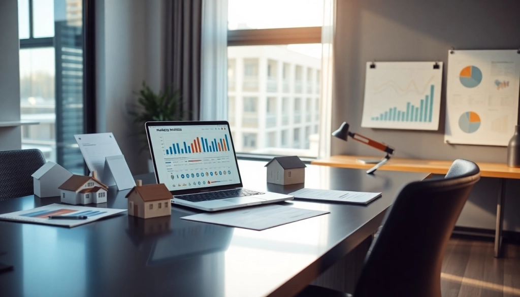 Bewertung einer Immobilie durch https://frankfurt-immobilie-bewerten.de in einem modernen, professionellen Umfeld.