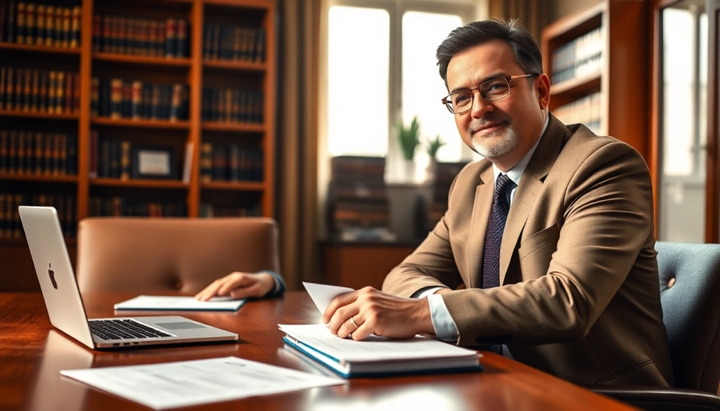 Engaging consultation at https://www.steinhardtlawfirm.com with a lawyer and client in a professional setting.