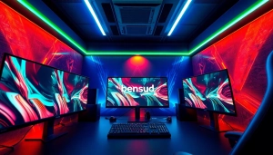 Rasakan pengalaman bermain bensu4d dengan setup gaming yang modern dan energik