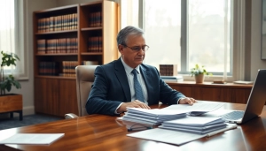 Contract signing by a real estate attorney at https://www.atlantarealestateattorney.com in a professional office.