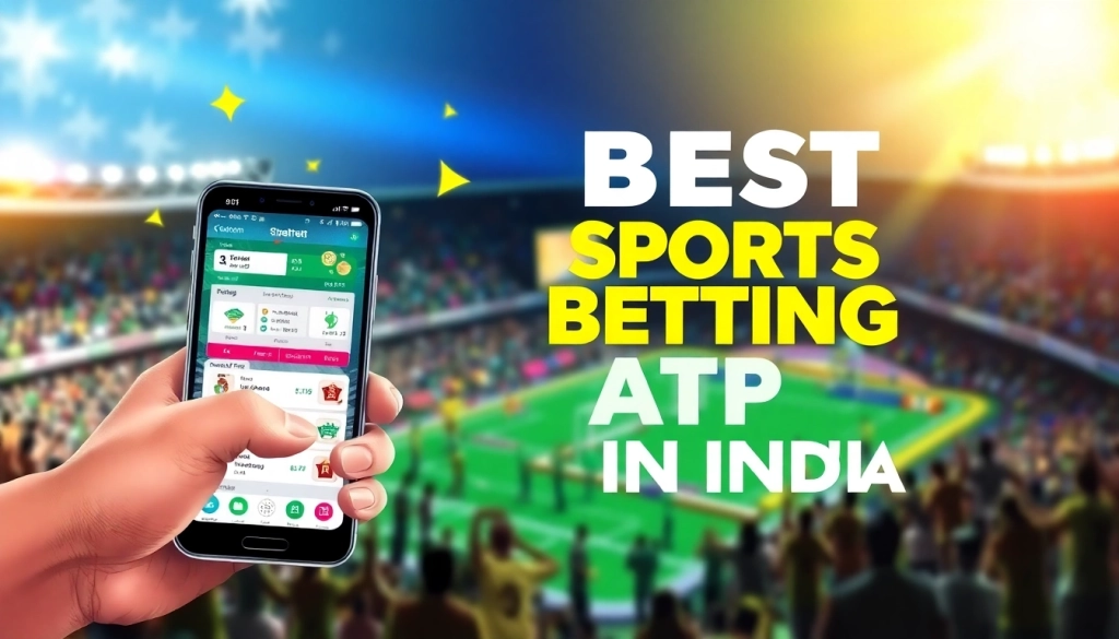 Engaging visual representation of best sports betting apps in India showcasing user interaction and excitement.