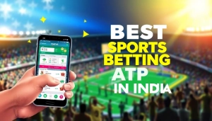 Engaging visual representation of best sports betting apps in India showcasing user interaction and excitement.