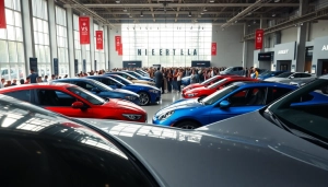 Showcasing various car models at an engaging Auto Cars Show event.