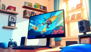 Menyajikan daftar ggsoft game dengan berbagai elemen permainan yang menarik dalam pengaturan gaming modern.